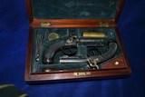 Cased Pair of Double Barrel Percussion Pistols - Mint - 10 of 15