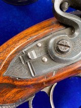 Cased Pair of large British Officer Flintlock Pistols - 10 of 15