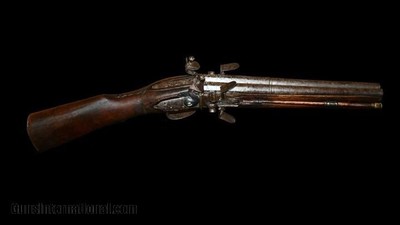 4 Barrel Flintlock Long Gun - Image 7 of 9