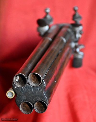 4 Barrel Flintlock Long Gun - Image 5 of 9