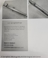 US Springfield 1898, Krag Rifle Oriignal and Correct New Jersey Provanance - 10 of 13