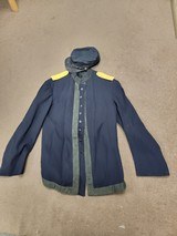 Indian/Span Am Wars US BlueCavalry/Army Tunic/Matching Garrison Kepi - 1 of 14