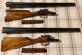 Unfired Parker Reproduction Steel Shot Special Set, 12Ga, 28" Barrels, Straight Stock, Dual Triggers, Splinter For-ends***SOLD AS PAIR***