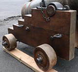 Circa 1800 Bailey Pegg & Co. Blomefield 3-pdr Cannon on Naval Carriage - 14 of 15