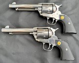 Like New Ruger SASS VAQUERO’s, .45 Colt, 5.5”, Dual Holsters - 8 of 15