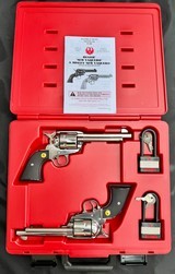Like New Ruger SASS VAQUERO’s, .45 Colt, 5.5”, Dual Holsters
