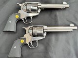 Like New Ruger SASS VAQUERO’s, .45 Colt, 5.5”, Dual Holsters - 9 of 15