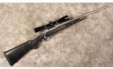 Ruger~ Hawkeye m77 stainless/synthetic~358 Winchester - 1 of 10