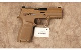 Sig Sauer~M18 P320~9mm~limited edition