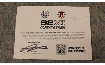 Beretta ~ 92XI Combat Series ~ 9mm Luger - Image 4 of 5