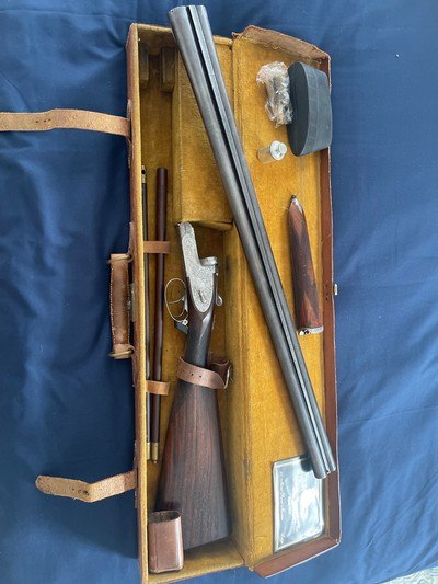 Auguste Francotte & Cie 12 ga hand detachable SxS sidelock - Image 2 of 15