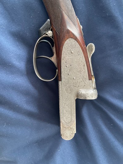 Auguste Francotte & Cie 12 ga hand detachable SxS sidelock - Image 6 of 15