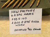 New bulk 6.8 SPC ammo with ammo can - 5 of 6