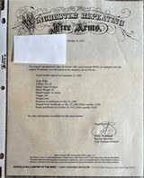 Lettered Winchester 1885 Highwall CCDST .22LR w/scope - 15 of 15