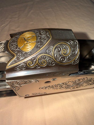 Krieghoff K-80 Receiver and Irons,Custom Top Latch and Custom Trigger Guard - Image 1 of 9