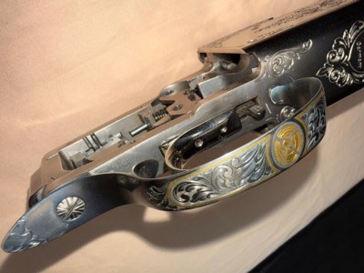 Krieghoff K-80 Receiver and Irons,Custom Top Latch and Custom Trigger Guard - Image 7 of 9