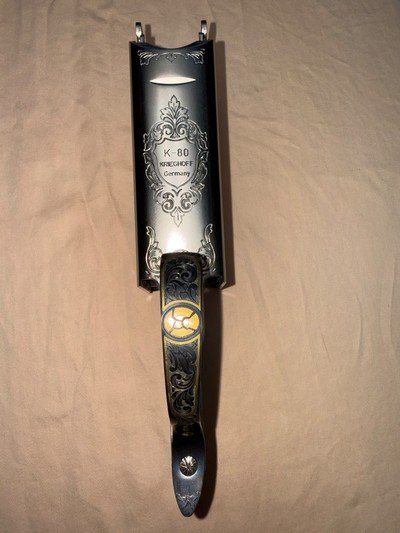 Krieghoff K-80 Receiver and Irons,Custom Top Latch and Custom Trigger Guard - Image 6 of 9