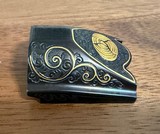 Krieghoff K-80 Extraordinary Custom Gold Broken Clays Top Latch - Image 2 of 3