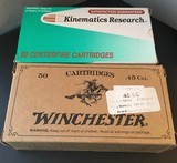 85 Rounds of 45 Long Colt Ammo- 54 Winchester and 31 Kinematics- FREE SHIPPING