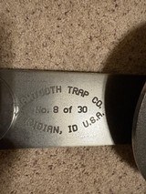 Sawtooth # 8 Bear Trap, much larger than the Newhouse # 6 Grizzly BearTrap - 7 of 9