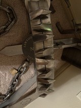 Sawtooth # 8 Bear Trap, much larger than the Newhouse # 6 Grizzly BearTrap - 6 of 9