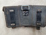 WW !! German Wehrmacht Heer army belt buckle with leather tab by F W Assmann & sohns dated 1939,belt and two ammo pouch sets included - 7 of 15