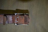 WW !! German Wehrmacht Heer army belt buckle with leather tab by F W Assmann & sohns dated 1939,belt and two ammo pouch sets included - 4 of 15