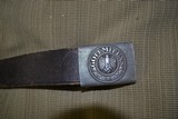 WW !! German Wehrmacht Heer army belt buckle with leather tab by F W Assmann & sohns dated 1939,belt and two ammo pouch sets included - 2 of 15