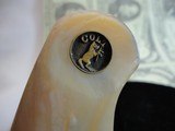 Original Colt Factory Deep Dish Medallion Pearl Grips E & I Frame - 4 of 8
