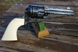 Single Action Pietta Great Western ll Hand Engraved Ivory Grips 357 Mag - 14 of 15