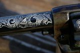 Single Action Pietta Great Western ll Hand Engraved Ivory Grips 357 Mag - 2 of 15