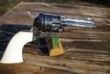 Single Action Pietta Great Western ll Hand Engraved Ivory Grips 357 Mag - 3 of 15