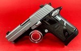 Sig Sauer P938 Two-Tone. Night Sights. Wood Grips (equinox style). LNIB - 2 of 8