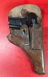 WWI German Dreyse 1907 32 ACP Tip up. Holster. Excellent condition. - 4 of 14