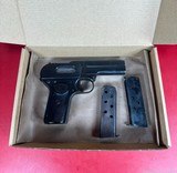 WWI German Dreyse 1907 32 ACP Tip up. Holster. Excellent condition. - 14 of 14