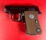 1973 COLT JUNIOR 25 ACP. Box w manual. Excellent condition. American made. - 10 of 10