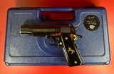 COLT TALO 38 SUPER 1911 OSCURO Y ORO O1911C-38-OYO 188 OF 511 - 11 of 11