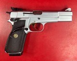 1991 Browning Hi power, Silver Chrome, Gold Trigger, Adj Sights, 9mm. Mint - 11 of 12