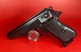 1968 WALTHER PP 7.65MM (32 ACP) BLUED W/PLASTIC GRIPS. Excellent Condition - 3 of 12