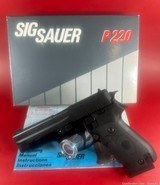 German Sig Sauer P220 45 ACP Crimson Trace Laser Grip. Excellent Condition