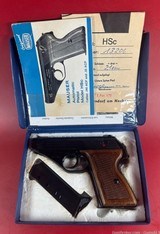 Interarms Mauser HSc .380 ACP. 2 mags. Target. Manual. Excellent condition