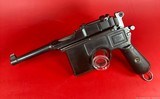 German 1930 Mauser Broomhandle Bolo 7.63x25mm C96, Excellent Condition - 2 of 15