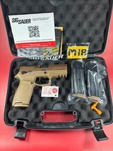 Sig Sauer P320 M18 Carry 9mm Optics Ready Coyote MS Pistol w/(3)10Rd Mags NIB