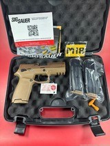 Sig Sauer P320 M18 Carry 9mm Optics Ready Coyote MS Pistol w/(3)10Rd Mags NIB - 1 of 4