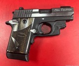 Sig Sauer P938 Equinox. Crimson Trace Laser Night Sights. Wood Grips. LNIB - 7 of 9