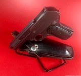 WWI German Dreyse 1907 32 ACP Tip up. Holster. Excellent condition - 1 of 13