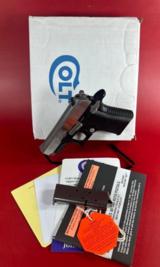 Colt Mustang XSP .380ACP. Original box manual. 2 mags Excellent condition. - 1 of 14