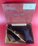 1968 WALTHER PP 7.65MM (32 ACP) BLUED W/PLASTIC GRIPS. Excellent Condition - 1 of 13