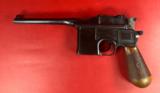 German Mauser Broomhandle 7.63x25mm C96, Stock Holster. Excellent Condition - 10 of 14
