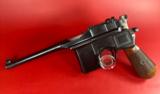 German Mauser Broomhandle 7.63x25mm C96, Stock Holster. Excellent Condition - 3 of 14